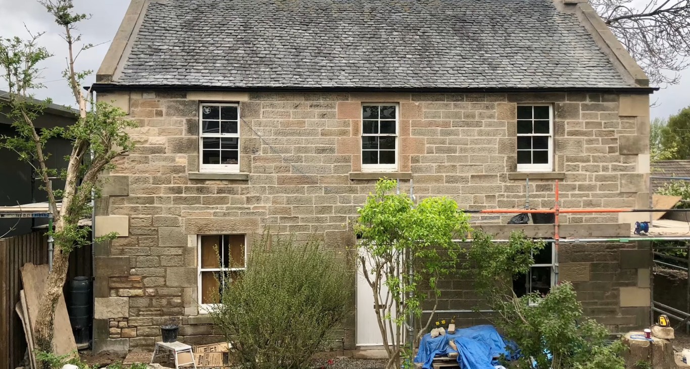 Professional masonry work on residential building in Rancho Cucamonga, CA